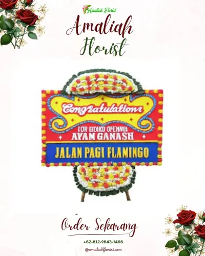 Bunga Papan Congratulation di Babat